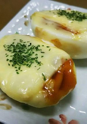 簡単ゆで卵のお好みチーズ焼き！お弁当に！-レシピのメイン写真