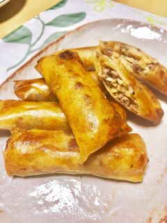 筍とひき肉だけ! の春巻き-レシピのメイン写真