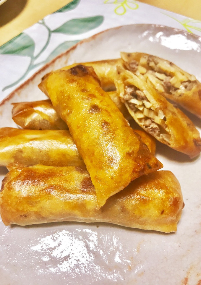 筍とひき肉だけ！ の春巻き-レシピのメイン写真