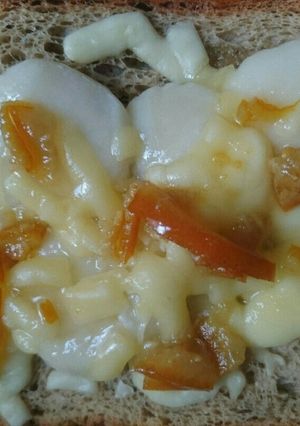 白玉だんごトースト-レシピのメイン写真