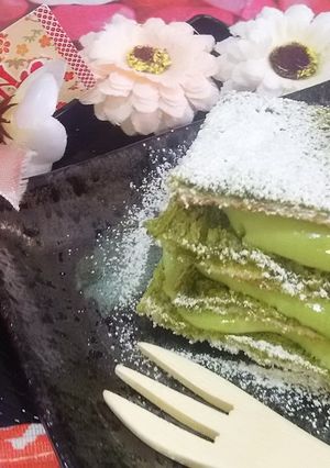 サクッとろ☆濃厚抹茶のミルフィーユ-レシピのメイン写真