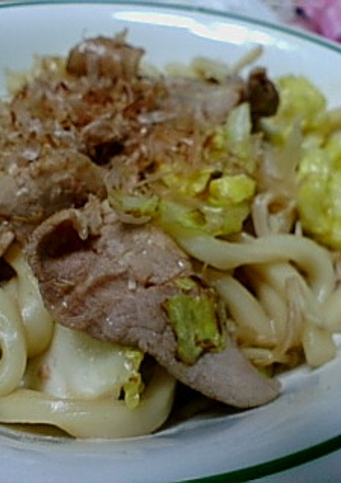 私の・・・和風な焼きうどん-レシピのメイン写真