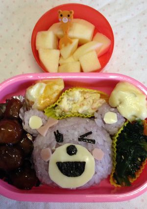 くまさんのデコお弁当ʕ•ᴥ•ʔ②-レシピのメイン写真