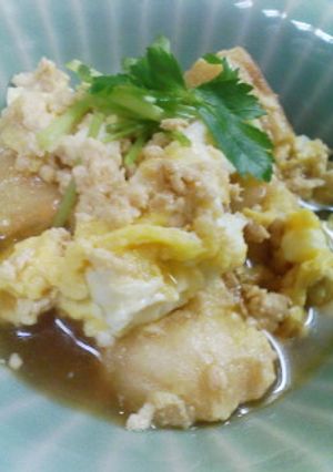 お麩の卵とじ煮-レシピのメイン写真