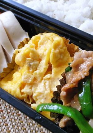「お弁当の卵焼き＝巻く」だけじゃない♪-レシピのメイン写真