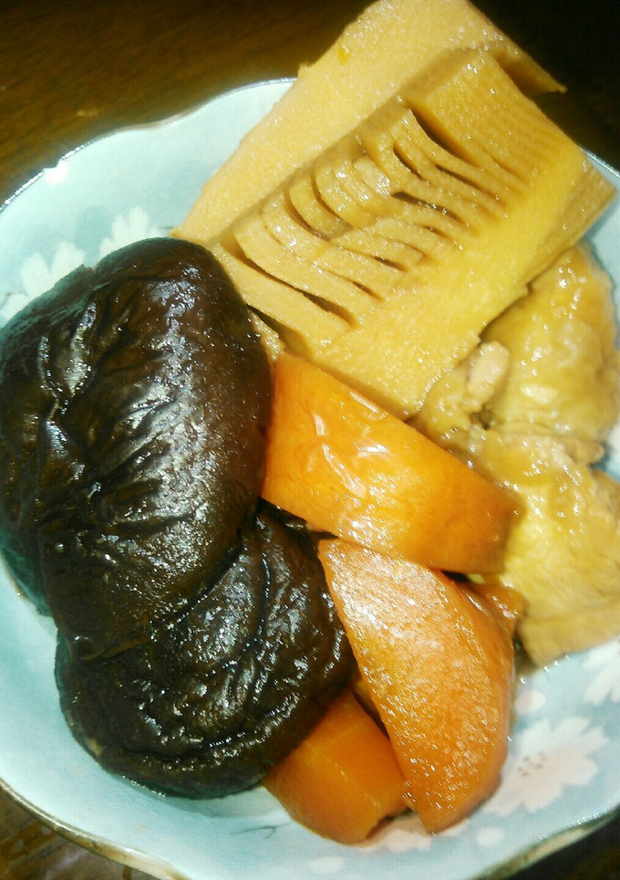 治部煮風煮物-レシピのメイン写真