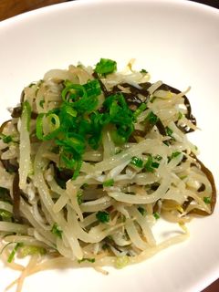 もやしとしらすのおつまみ塩昆布ナムル-レシピのメイン写真