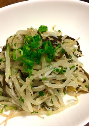 もやしとしらすのおつまみ塩昆布ナムル-レシピのメイン写真