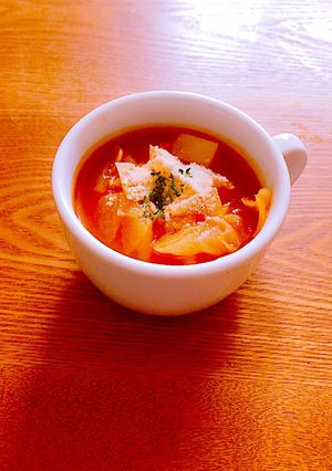 ダイエットに脂肪燃焼スープをケチャップで-レシピのメイン写真