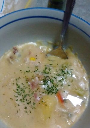 ♥豆乳で❗基本のクリームシチュー♥-レシピのメイン写真