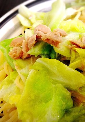 キャベツとツナの和風パスタ-レシピのメイン写真
