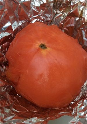 BBQまるまるトマトホイル焼き-レシピのメイン写真