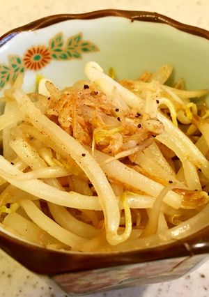 もやしと干し海老のポン酢炒め-レシピのメイン写真