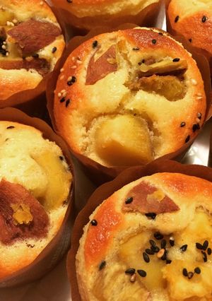 ホットケーキミックスさつまいもマフィン-レシピのメイン写真