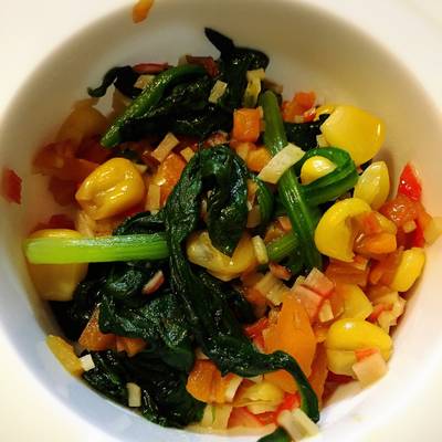 体にいい！離乳食！お弁当に野菜炒め！