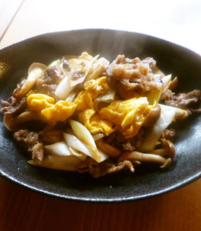 ご飯がススム♡白ネギと牛肉のコク旨炒め♪-レシピのメイン写真