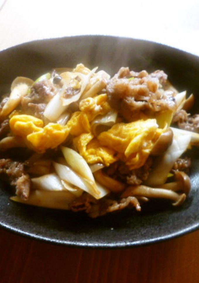 ご飯がススム♡白ネギと牛肉のコク旨炒め♪-レシピのメイン写真