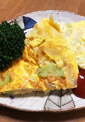 新玉ネギのオムレツ☆-レシピのメイン写真