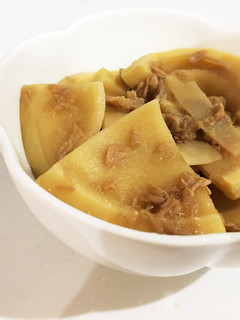 麺つゆで簡単に☆タケノコとツナの煮物-レシピのメイン写真