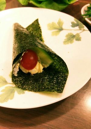 たまごサラダの手巻き寿司-レシピのメイン写真