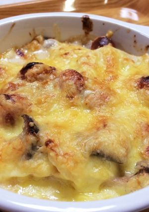 牛乳だけ☆じゃがいもとエリンギのグラタン-レシピのメイン写真