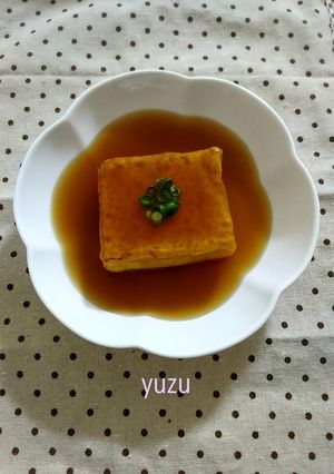 厚揚げで簡単！中華風あんかけ揚げ出し豆腐-レシピのメイン写真