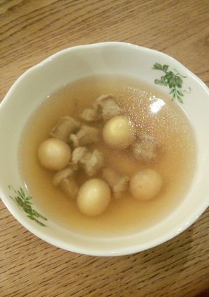 簡単！玉ひもスープ-レシピのメイン写真
