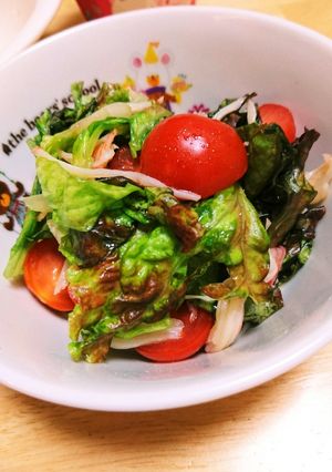 リンゴ酢を使ったうちの定番のサラダ-レシピのメイン写真