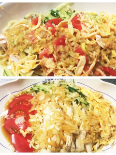 市販の冷やし中華に一工夫-レシピのメイン写真