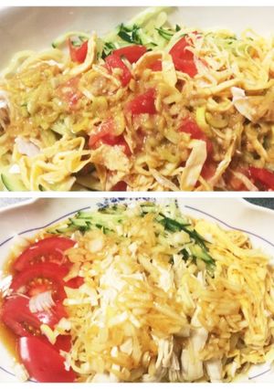 市販の冷やし中華に一工夫-レシピのメイン写真