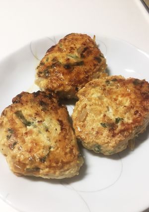 大葉と新玉の豆腐ハンバーグ-レシピのメイン写真