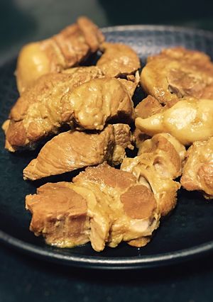 圧力鍋で、豚肩ロースの柔らか角煮-レシピのメイン写真