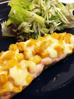 ★ホイルなし★サーモンコーンマヨ焼き★-レシピのメイン写真
