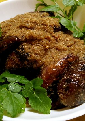 ヘルシー副菜♡胡麻香る〜茄子の胡麻和え✨-レシピのメイン写真