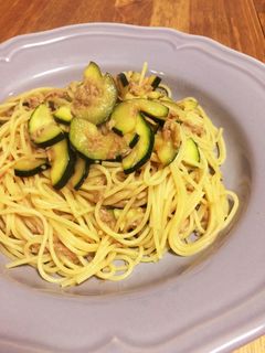 簡単♡ツナとズッキーニ和風パスタ♡♡-レシピのメイン写真