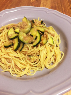 簡単♡ツナとズッキーニ和風パスタ♡♡-レシピのメイン写真