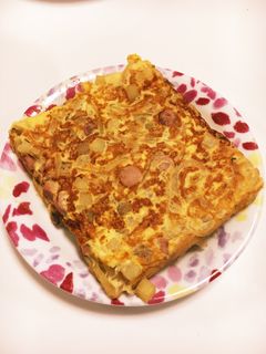 卵焼き器でスペインオムレツ風。-レシピのメイン写真