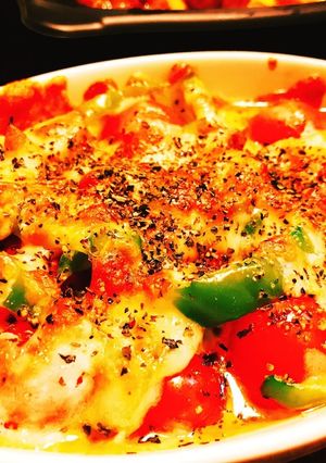 俺の大好きなミニトマトのチーズ焼き-レシピのメイン写真