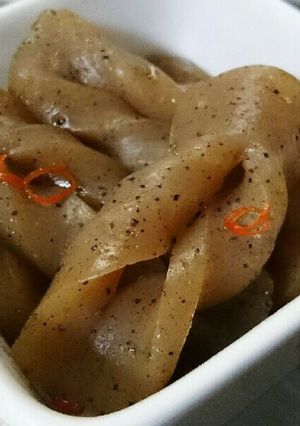 お弁当やおかずの一品に♪こんにゃくの煮物-レシピのメイン写真