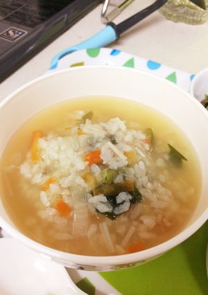 簡単！中華風みぞれ雑炊♪-レシピのメイン写真
