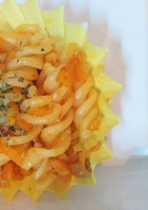 冷凍ひき肉炒めでお弁当パスタ-レシピのメイン写真