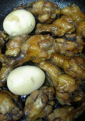 鶏手羽の親子煮-レシピのメイン写真