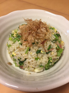 大根の葉と茗荷のチャーハン(*^^*)-レシピのメイン写真