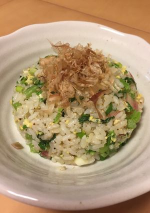 大根の葉と茗荷のチャーハン(*^^*)-レシピのメイン写真