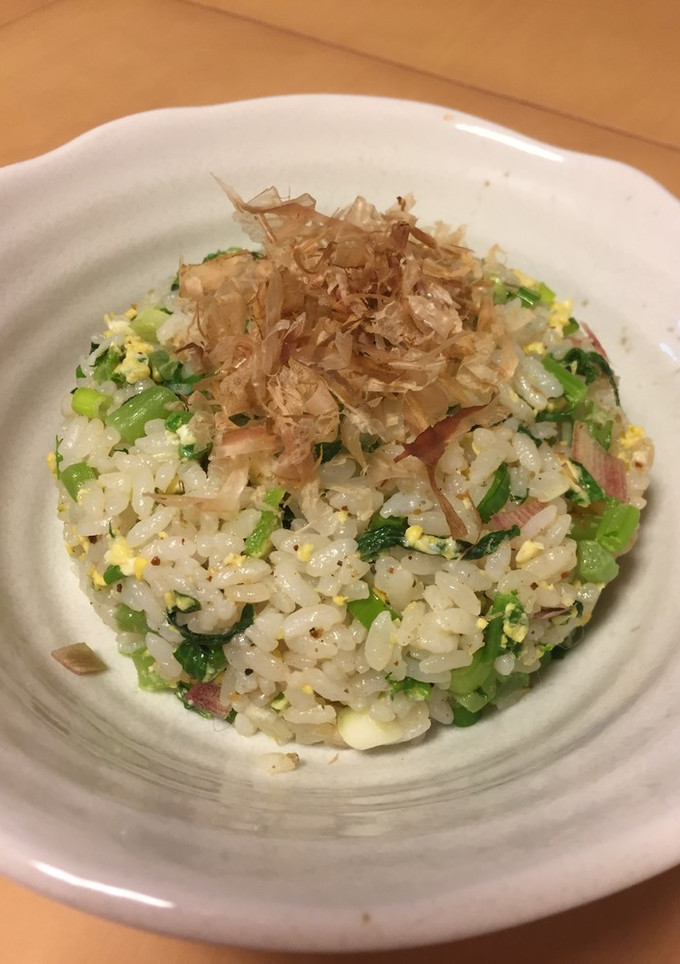 大根の葉と茗荷のチャーハン(*^^*)-レシピのメイン写真