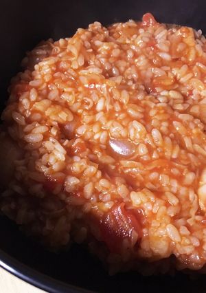 節約飯♪チキンラーメントマト煮込み雑炊♪-レシピのメイン写真