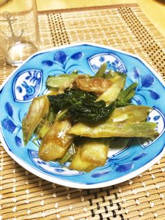 山うどと豚バラ肉の炒め煮-レシピのメイン写真