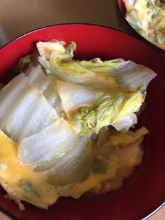 白菜の卵とじ-レシピのメイン写真