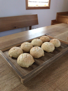 ほうじ茶メロンパン-レシピのメイン写真