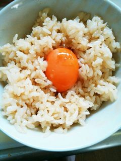 ☆簡単朝食☆焼き卵かけ御飯-レシピのメイン写真